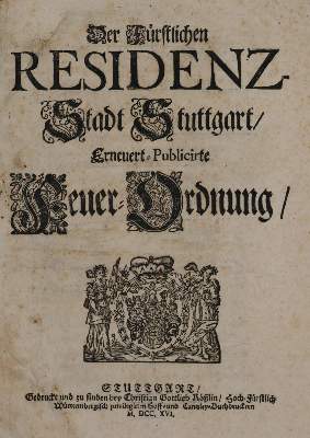 Bild Nr.1: 136-1973 Eberhard Ludwig, Herzog v. Württemberg.: (Deutschland, Stuttgart)