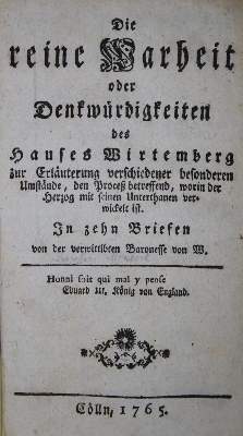 Bild Nr.1: 136-1981 (Maubert de Gouvest,J.H.).: (Deutschland, Württemberg)