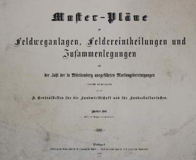 Bild Nr.1: 136-1982 Musterpläne: (Deutschland, Württemberg)