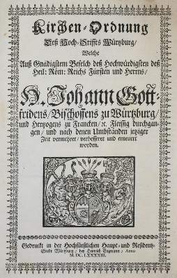 Bild Nr.1: 136-1987 Kirchen-Ordnung: (Deutschland, Würzburg)