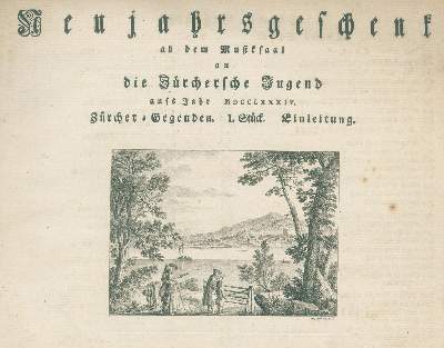 Bild Nr.1: 136-2052 Neujahrsblätter.: (Schweiz)