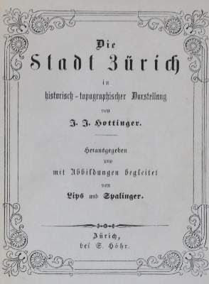 Bild Nr.1: 136-2059 Hottinger,J.J.: (Schweiz, Zürich)
