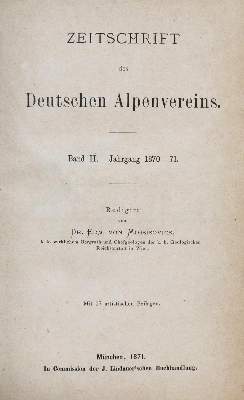Bild Nr.2: 136-2061 Mojsisovics,E.v.: (Verschiedene Länder - Geschichte, Alpen und Alpinismus)
