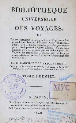 Bild Nr.1: 136-2086 Boucher de la Richarderie,(G.).: (Verschiedene Länder - Geschichte)