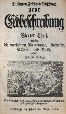 Bild Nr.1: 136-2088 Büsching,A.F.: (Verschiedene Länder - Geschichte)