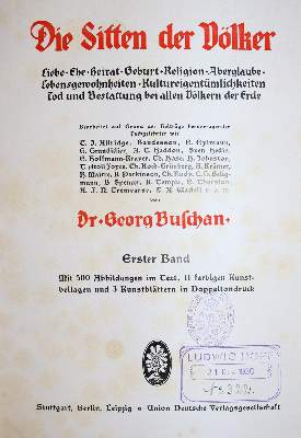 Bild Nr.2: 136-2089 Buschan,G.: (Verschiedene Länder - Geschichte)
