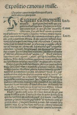 Bild Nr.1: 136-210 (Biel,G.: (Inkunabeln)