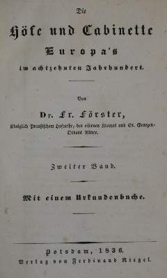 Bild Nr.1: 136-2103 Förster,F.: (Verschiedene Länder - Geschichte)
