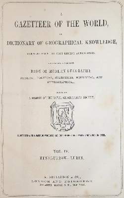 Bild Nr.2: 136-2107 Gazetteer of the world, A,: (Verschiedene Länder - Geschichte)