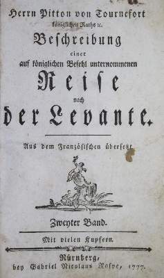Bild Nr.1: 136-2115 Tournefort,J.P.de.: (Verschiedene Länder - Geschichte, Griechenland)