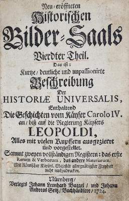 Bild Nr.1: 136-2135 Imhof,A.: (Verschiedene Länder - Geschichte)