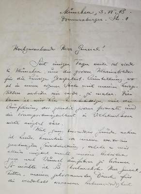 Bild Nr.1: 136-2182 Bergen, Claus,: (Autographen)