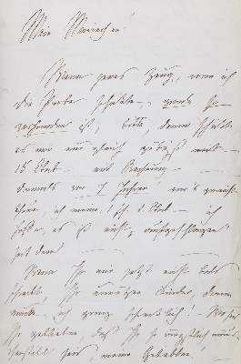 Bild Nr.1: 136-2184 Bismarck, Johanna von: (Autographen)
