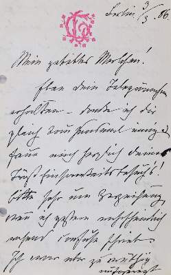 Bild Nr.7: 136-2184 Bismarck, Johanna von: (Autographen)