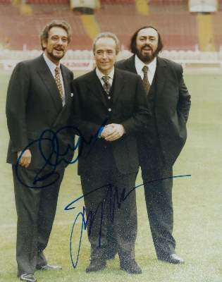 Bild Nr.1: 136-2188 Die drei Tenöre.: (Autographen)