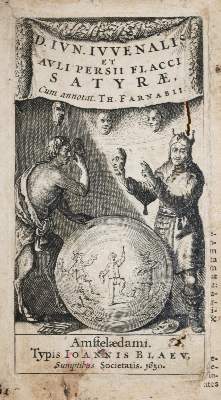 Bild Nr.1: 136-220 Juvenalis,D.J. u. Persius Flaccus,A.: (Alte Drucke, Handschriften und Theologie)