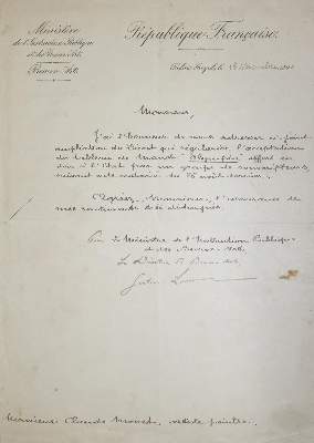 Bild Nr.1: 136-2207 Monet, Claude,: (Autographen)