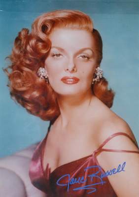 Bild Nr.1: 136-2216 Russell, Jane: (Autographen)