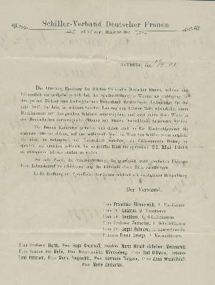 Bild Nr.3: 136-2219 Autographen-Sammlung: (Schiller-Verband)