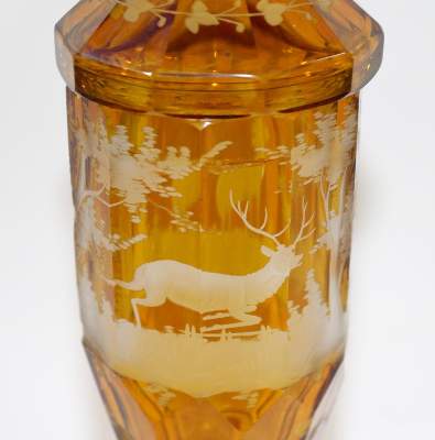 Bild Nr.3: 136-2244 Deckelpokal,: (Varia, Glas)