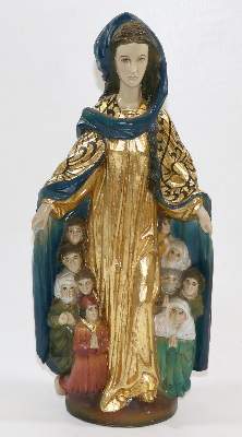 Bild Nr.1: 136-2287 Schutzmantelmadonna.: (Varia, Religiöse Volkskunst)