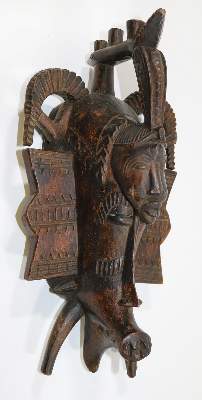 Bild Nr.2: 136-2347 Kpelie Maske der Senufo: (Afrika, Masken)