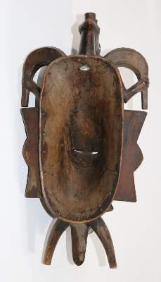 Bild Nr.4: 136-2347 Kpelie Maske der Senufo: (Afrika, Masken)