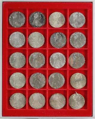 Bild Nr.1: 136-2453 Silbermünzen: (Münzen, Silber)