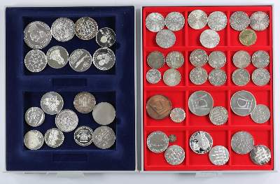 Bild Nr.10: 136-2453 Silbermünzen: (Münzen, Silber)