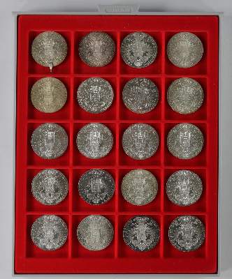 Bild Nr.2: 136-2453 Silbermünzen: (Münzen, Silber)