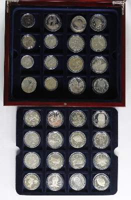 Bild Nr.21: 136-2453 Silbermünzen: (Münzen, Silber)