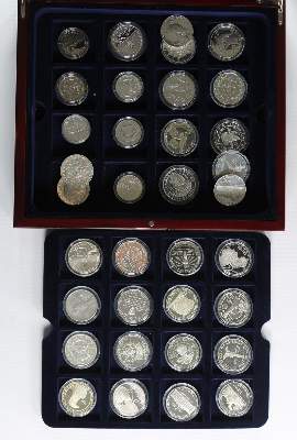 Bild Nr.22: 136-2453 Silbermünzen: (Münzen, Silber)