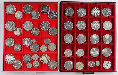 Bild Nr.6: 136-2453 Silbermünzen: (Münzen, Silber)
