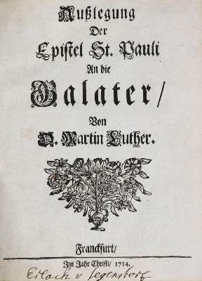Bild Nr.1: 136-249 Luther,M.: (Alte Drucke, Handschriften und Theologie)