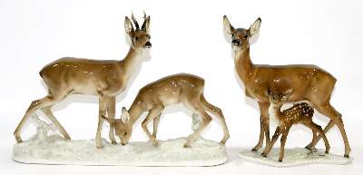 Bild Nr.1: 136-2492 Rehe.: (Porzellan u. Keramik)