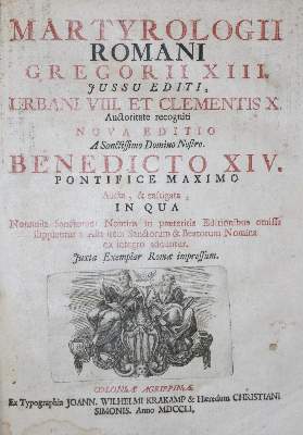 Bild Nr.1: 136-251 Märtyrer.: (Alte Drucke, Handschriften und Theologie)