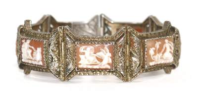 Bild Nr.1: 136-2511 Kameenarmband.: (Schmuck, Armband, Kameen)