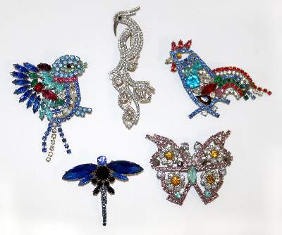 Bild Nr.1: 136-2516 Gablonz 5 Prachtbroschen: (Schmuck, Broschen)