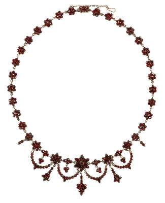 Bild Nr.1: 136-2518 Granatcollier,: (Schmuck, Collier)