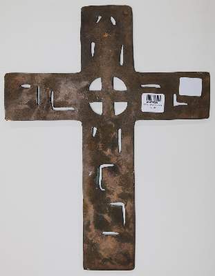 Bild Nr.2: 136-2638 Bronzekreuz,: (Volkskunst, Religiöse Volkskunst)