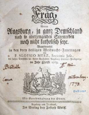 Bild Nr.1: 136-271 Merz,A.: (Alte Drucke, Handschriften und Theologie)