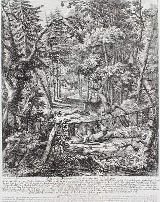 Bild Nr.1: 136-2761 Jagdkunst.: (Varia, Jagd, Ridinger)