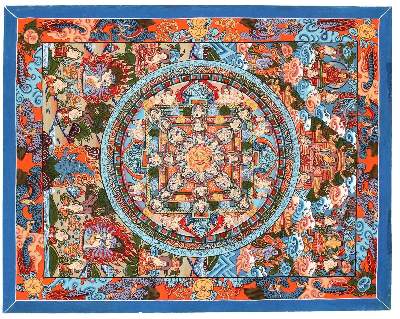 Bild Nr.1: 136-3184 Thangka.: (Künstlergraphik, Asien)