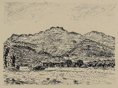 Bild Nr.1: 136-3210 Bayerische Voralpenlandschaft.: (Künstlergraphik)
