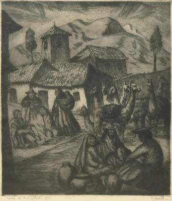 Bild Nr.1: 136-3338 De Santo, F.: (Künstlergraphik)