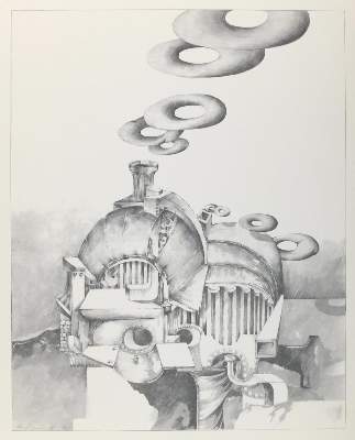 Bild Nr.4: 136-3383 Eggers, W.P. Eberhard: (Künstlergraphik)