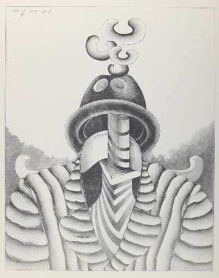 Bild Nr.6: 136-3383 Eggers, W.P. Eberhard: (Künstlergraphik)