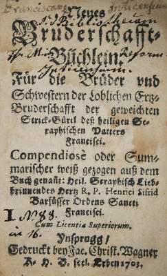 Bild Nr.1: 136-345 Sifrid,H.: (Alte Drucke, Handschriften und Theologie)