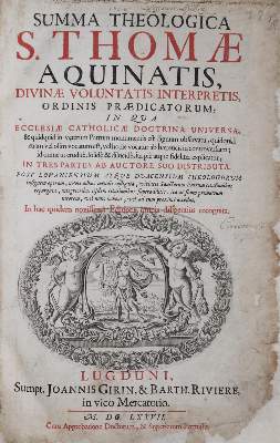 Bild Nr.1: 136-358 Thomas von Aquin.: (Alte Drucke, Handschriften und Theologie)