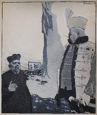 Bild Nr.1: 136-3640 Strimpl, Ludvik: (Künstlergraphik, Karikatur)